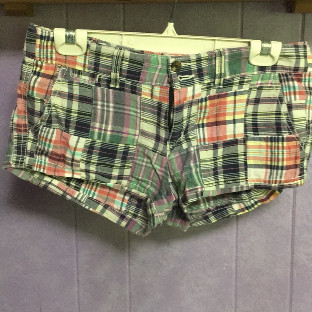 Plaid shorts